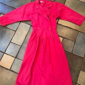 Vintage watermelon Pink Women's Dress